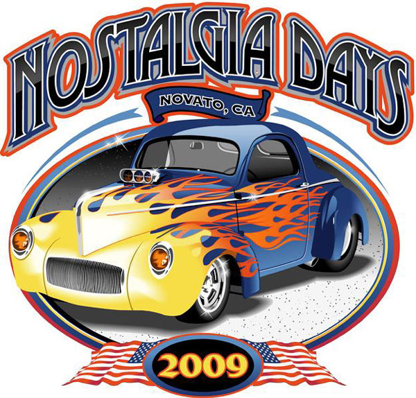 Custom Rod and Car Show Downtown Novato